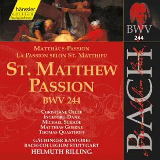 J.S. Bach: Matthäus-Passion, BWV 244 by Gächinger Kantorei, Bach-Collegium Stuttgart & Helmuth Rilling album reviews, ratings, credits