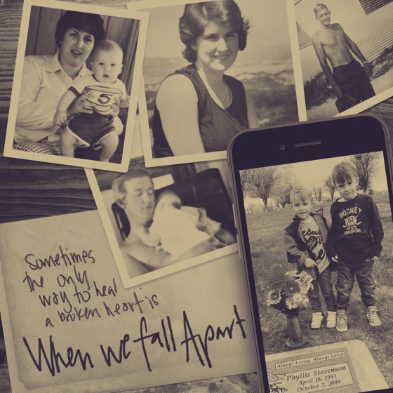 Cover artwork for When We Fall Apart