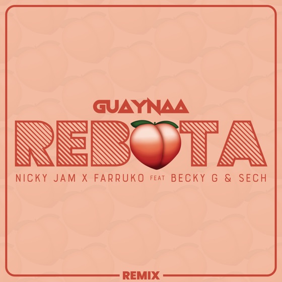 Cover artwork for Rebota (feat. Becky G. & Sech)
