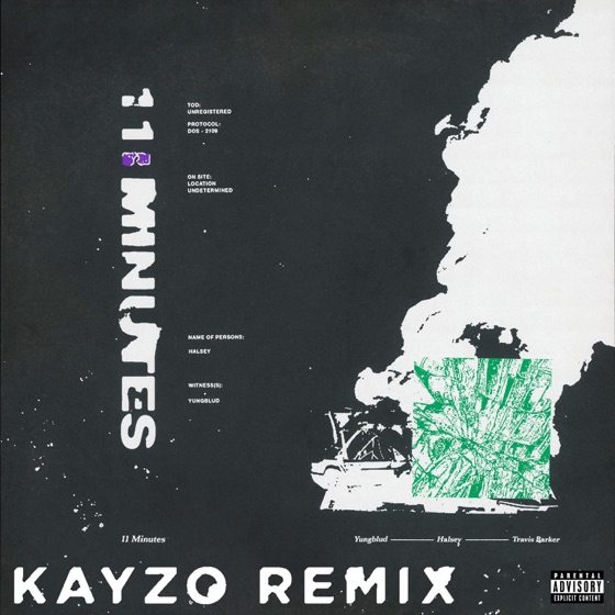 Cover artwork for 11 Minutes (feat. Travis Barker)