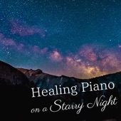 Healing Piano on a Starry Night artwork