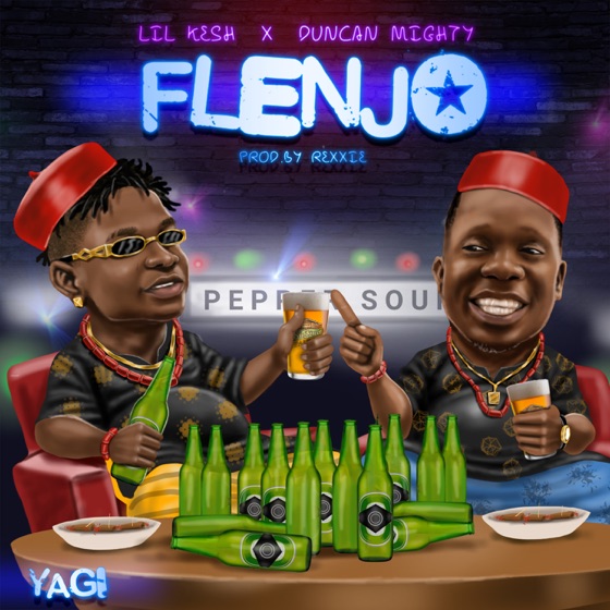 Cover artwork for Flenjo (feat. Duncan Mighty)
