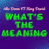 What's the Meaning (feat. King David) - Single album lyrics, reviews, download