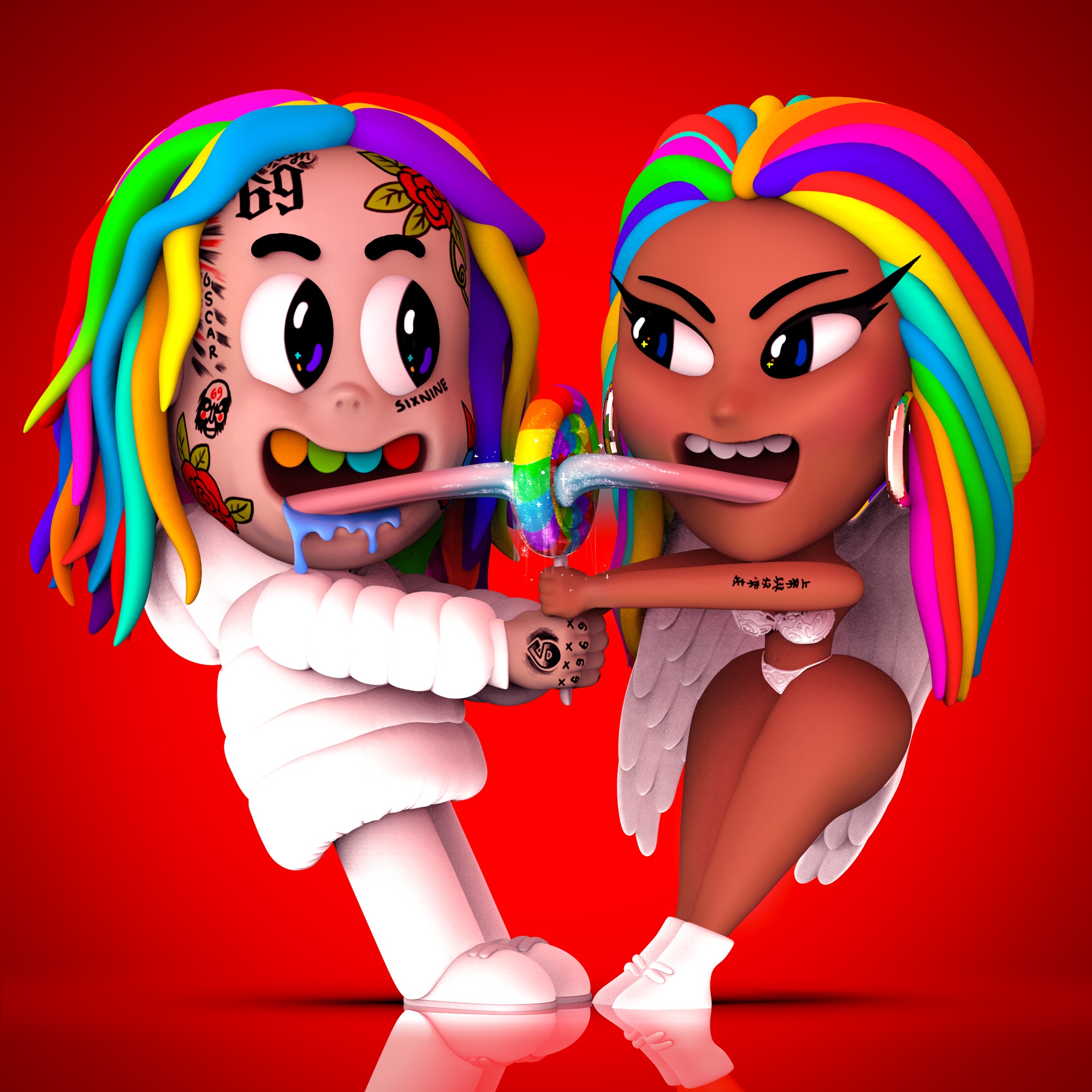 6ix9ine & Nicki Minaj - TROLLZ - Single