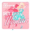 She's A Woman! (On Top of The World) - Single artwork
