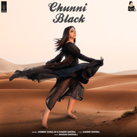 Jasmine Sandlas & Ranbir Grewal - Chunni Black - Single artwork