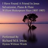 I Have Found a Friend In Jesus (Salvationist - 3 Verses) - Piano and Flute - Single