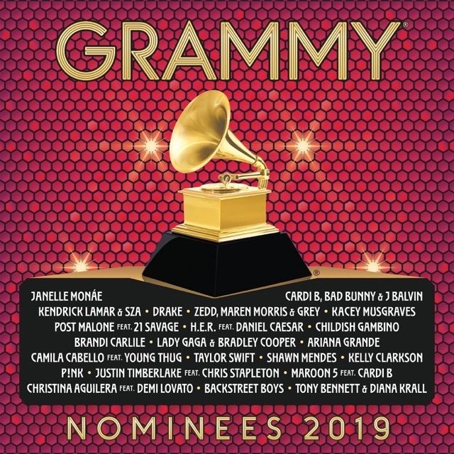 2019 GRAMMY® Nominees Album Cover