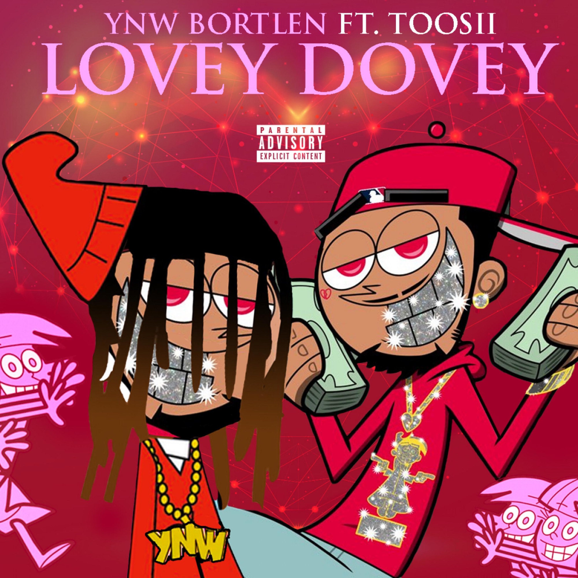 YNW Bortlen - Lovey Dovey (feat. Toosii) - Single