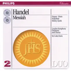Handel: Messiah, HWV 56 by London Symphony Orchestra & Sir Colin Davis album reviews, ratings, credits