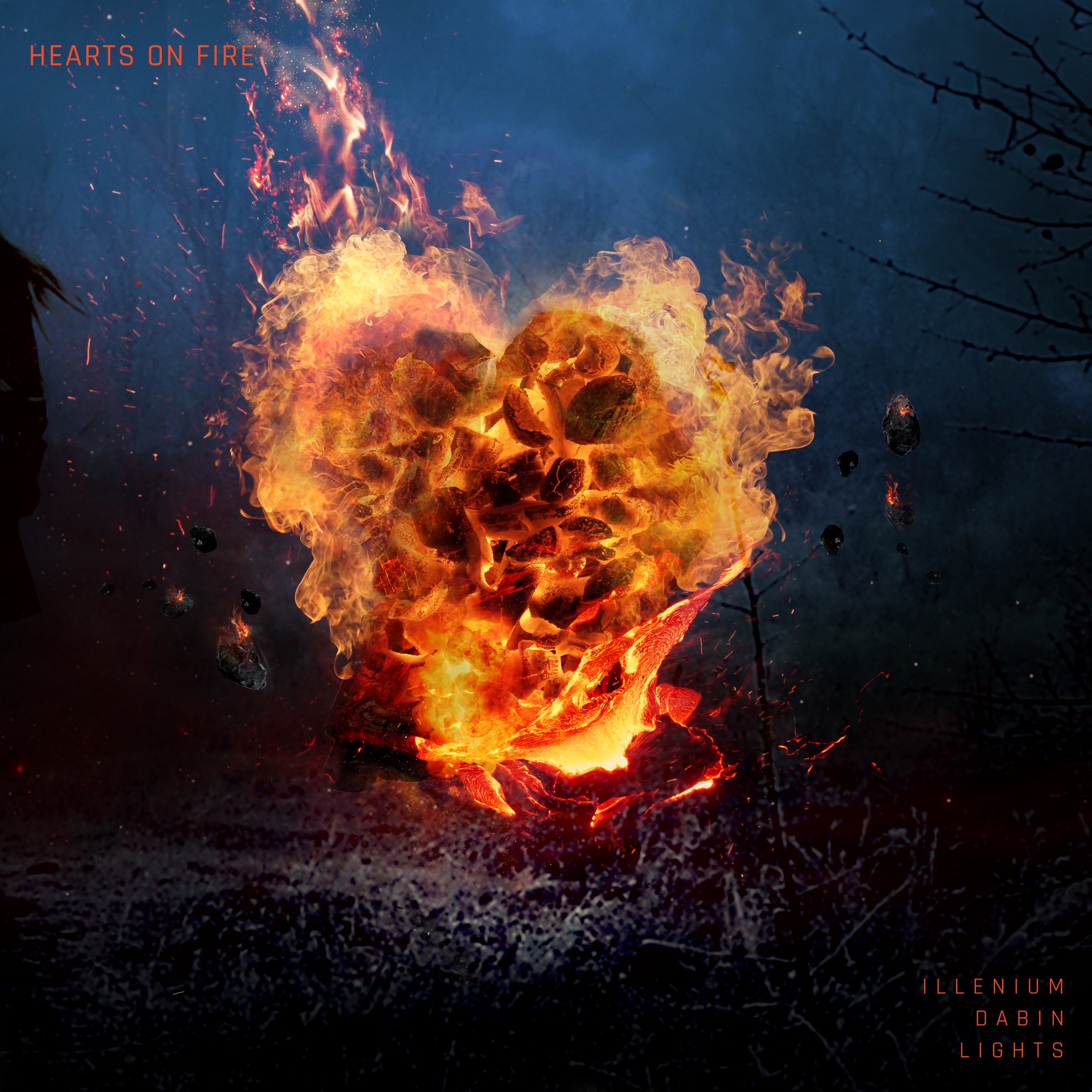 Illenium, Dabin & Lights - Hearts on Fire - Single