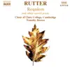 Rutter: Requiem and other Sacred Music album lyrics, reviews, download