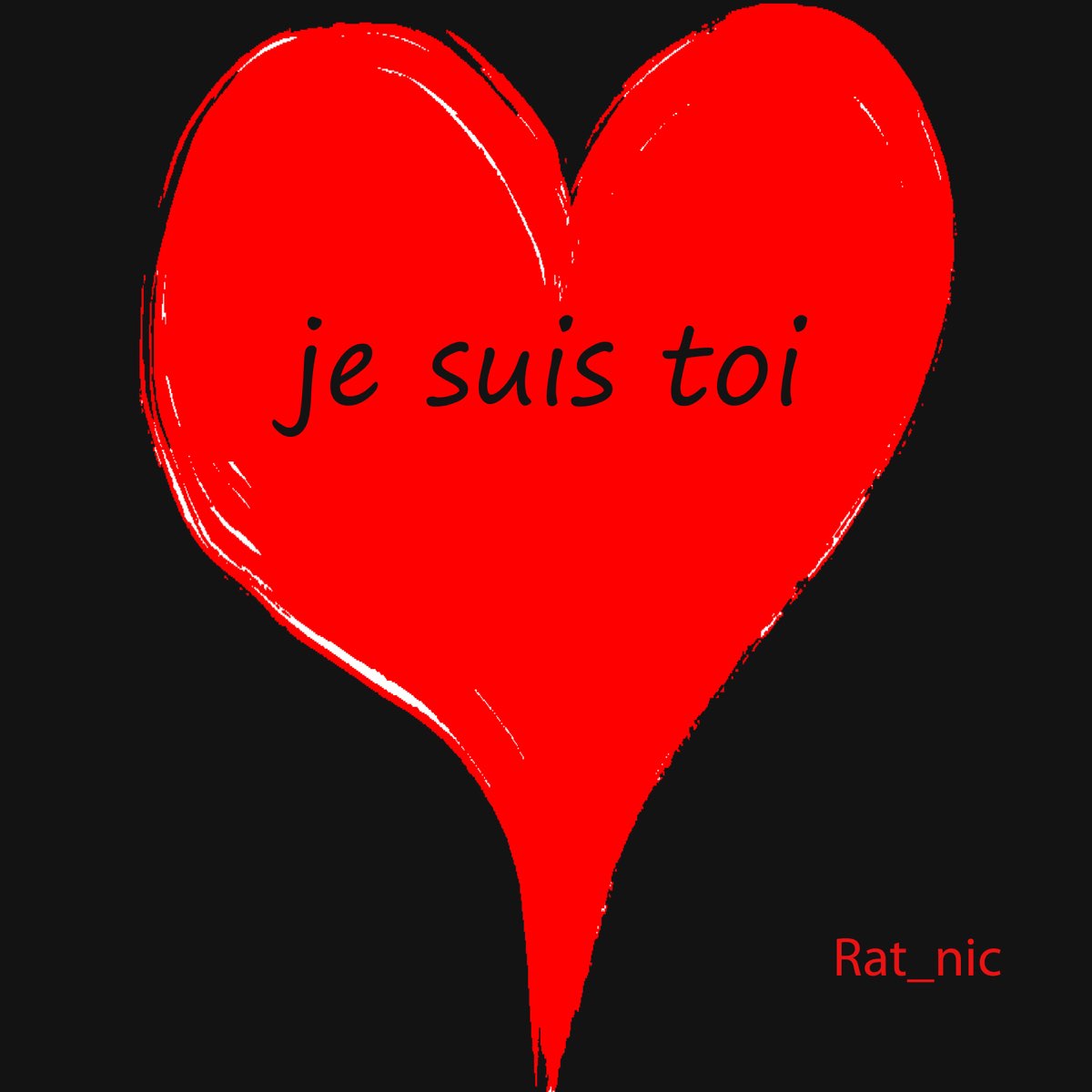 Je suis a toi. Suis. Toi.