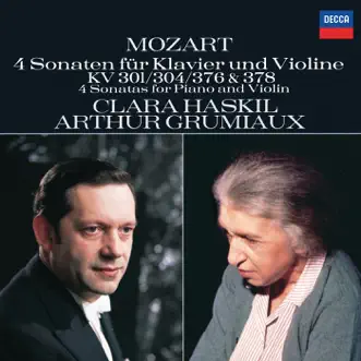 Mozart: 4 Violin Sonatas for Piano and Violin, Nos. 18, 21, 24 & 26 by Arthur Grumiaux & Clara Haskil album reviews, ratings, credits