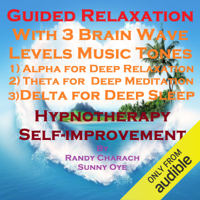 Randy Charach & Sunny Oye - Guided Relaxation with Three Brainwave Music Recordings: Alpha, Theta, Delta for Three Different Sessions artwork