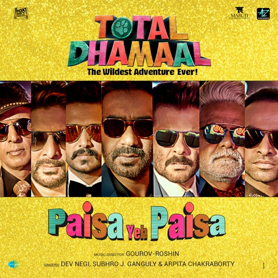 Cover artwork for Paisa Yeh Paisa (From "Total Dhamaal")