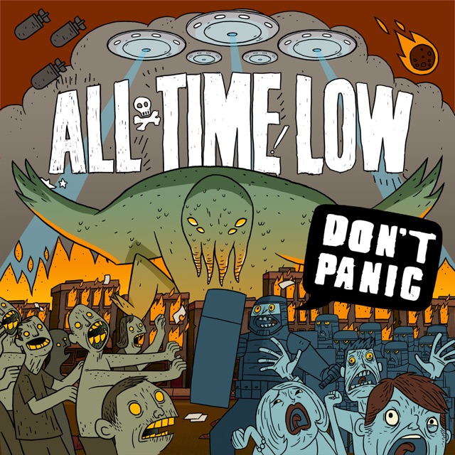 All Time Low Don't Panic Album Cover