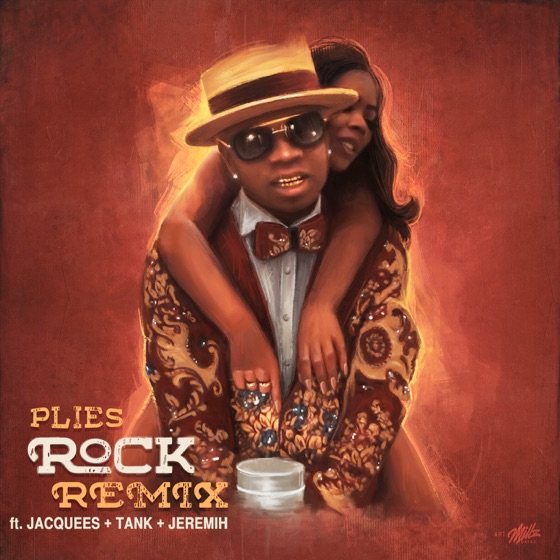 Cover artwork for Rock (RnB Remix) [feat. Jacquees, Tank & Jeremih]