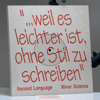 Minor Science - Second Language artwork