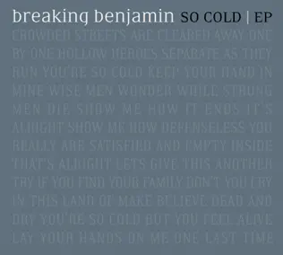 ladda ner album Breaking Benjamin - So Cold EP