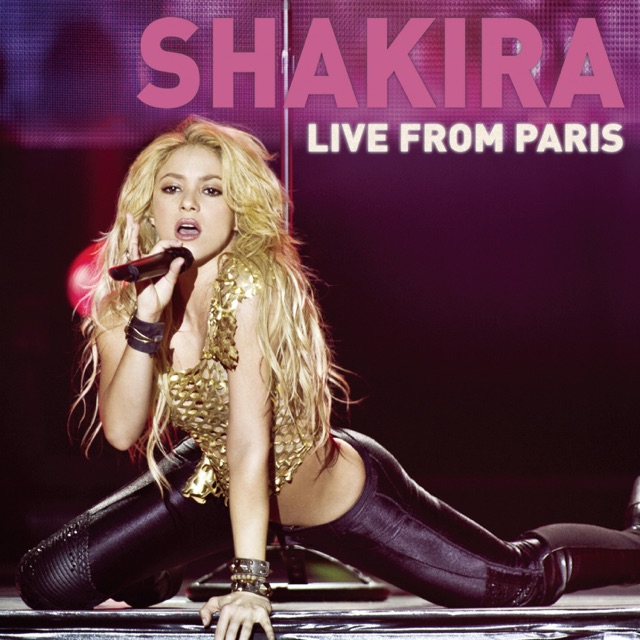 Shakira Live from Paris Album Cover