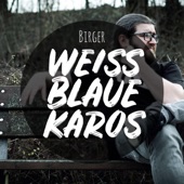 Weiß Blaue Karos artwork