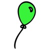 Green Balloon artwork