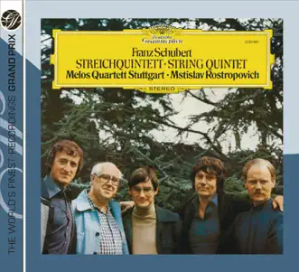 Schubert: String Quintet, D. 956 by Melos Quartett & Mstislav Rostropovich album reviews, ratings, credits