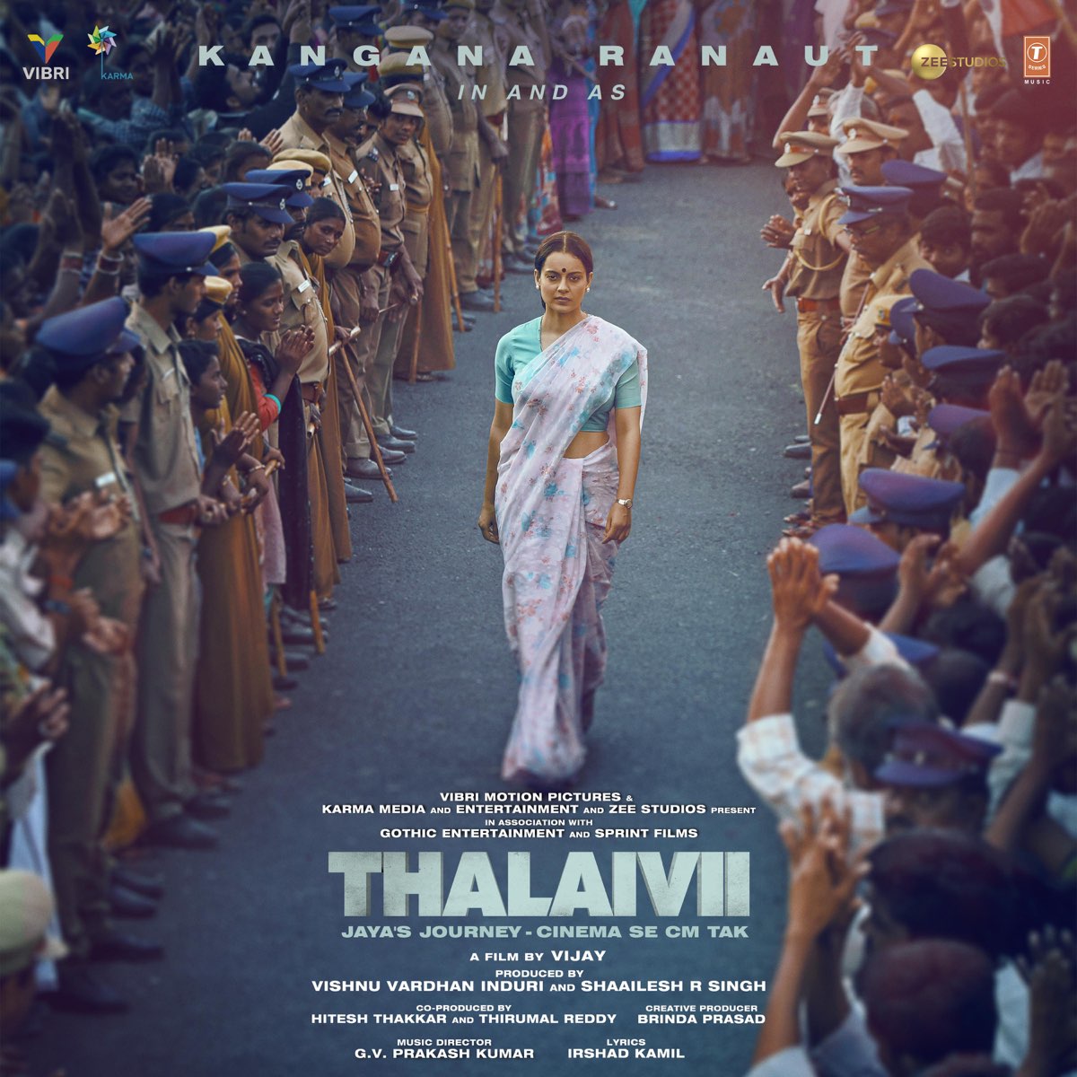 ‎Thalaivii (Original Motion Picture Soundtrack) By G.V. Prakash Kumar ...