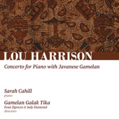 Harrison: Concerto for Piano with Javanese Gamelan (feat. Evan Ziporyn & Jody Diamond) - EP artwork