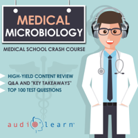 AudioLearn Medical Content Team - Medical Microbiology: Medical School Crash Course (Unabridged) artwork