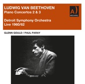 Glenn Gould and Paul Paray Beethoven Piano Concerto 2 & 3 live artwork