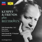 Beethoven: Sonata for Cello and Piano No. 1; Sonata for Cello and Piano No. 3; Violin Sonata No. 9 'Kreutzer' (Wilhelm Kempff: Complete Decca Recordings, Vol. 13) artwork