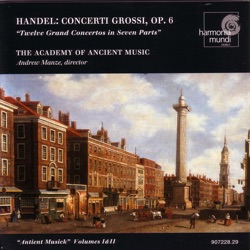 Academy of Ancient Music & Christopher Hogwood - Concerto Grosso, Op. 6, No. 11 in A Major (HWV 329): Allegro