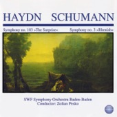Haydn, Schumann: Symphony No. 103 "The Surprise", Symphony No. 3 "Rhenish" artwork