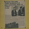 Bernard O'Sullivan & Tommy McMahon Play Irish Traditional Music of County Clare