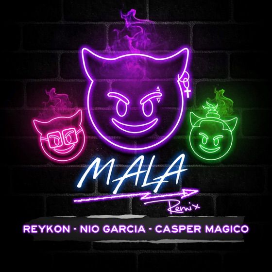 Cover artwork for Mala (feat. Nio Garcia & Casper Mágico) [Remix]