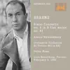 Brahms: Piano Concerto No. 2 in B-Flat Major, Op. 83 (Live) album lyrics, reviews, download
