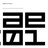 Autechre - NTS Session 1 artwork