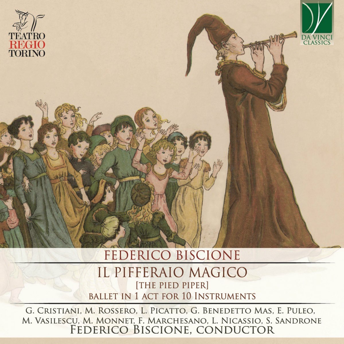 ‎Federico Biscione Il pifferaio magico (Ballet in 1 Act for 10 Instruments) by Gianni Cristiani