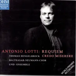 Lotti: Requiem by Thomas Hengelbrock, Balthasar-Neumann-Chor & Balthasar-Neumann-Ensemble album reviews, ratings, credits