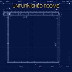 UNFURNISHED ROOMS cover art