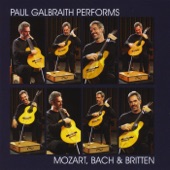 Paul Galbraith performs Mozart, Bach & Britten artwork