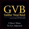 I Don't Want To Get Adjusted (Performance Tracks) - Single