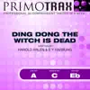 Ding Dong the Witch is Dead (Halloween Primotrax) [Performance Tracks] - EP album lyrics, reviews, download