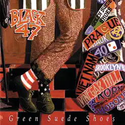 Green Suede Shoes - Black 47