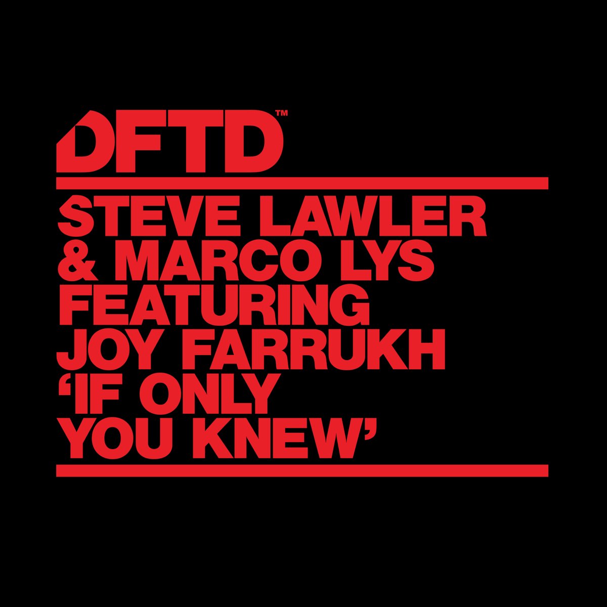 ‎if Only You Knew Feat Joy Farrukh Single By Steve Lawler And Marco