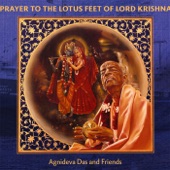 Prayer to the Lotus Feet of Lord Krishna artwork