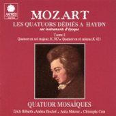 Mozart: Les quatuors dédiés à Haydn sur instruments d'époque, Vol. 1 artwork