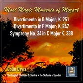 Most Magic Moments of Mozart: Divertimentos Nos. 10 & 11 & Symphony No. 34, K. 338 artwork